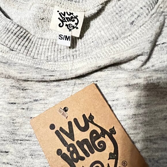 NWT ivy jane boho chic top mixed material.  Size S/M. - Picture 7 of 8